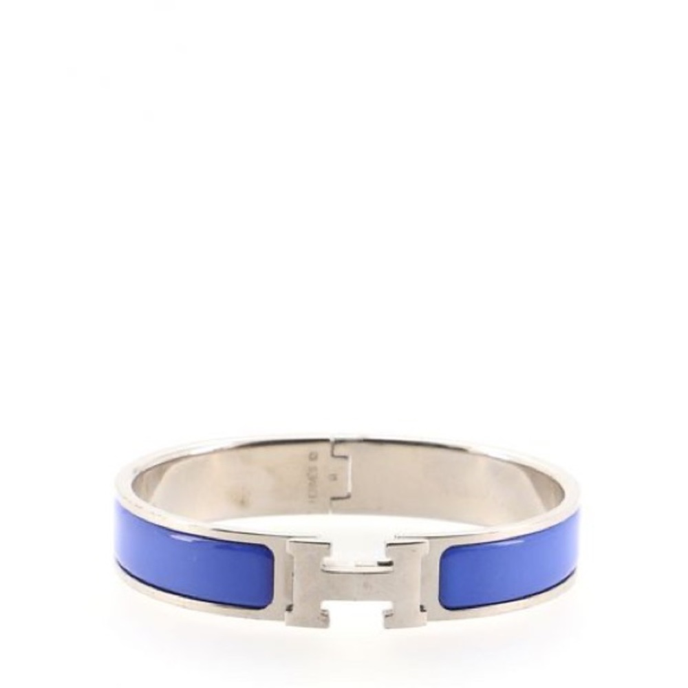 Blue and silver Hermès bracelet